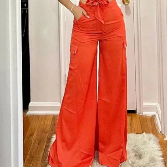 Our Palazzo Orange set is perfect for warm - Picture 7 of 9